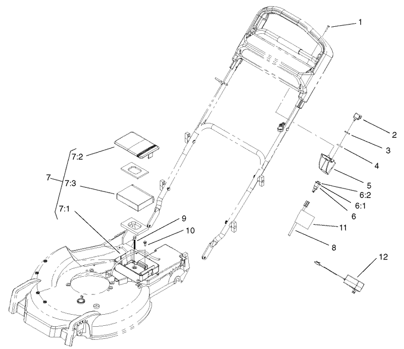 Electric Start System Assembly only on 20784