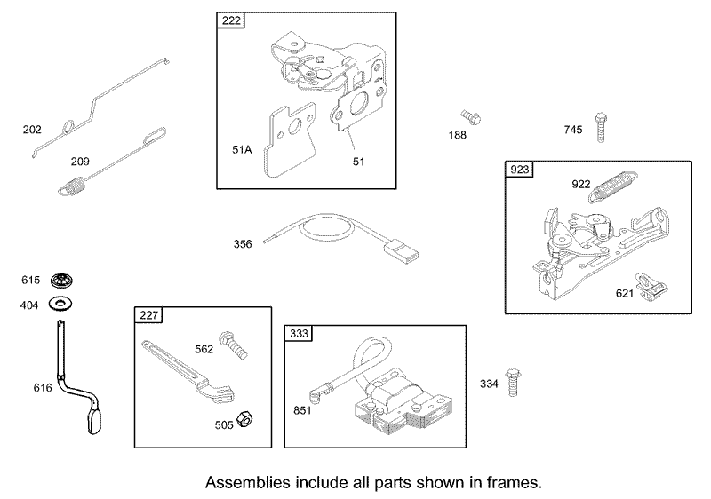 Governor Assembly Briggs and Stratton Model 122602 0120 E1