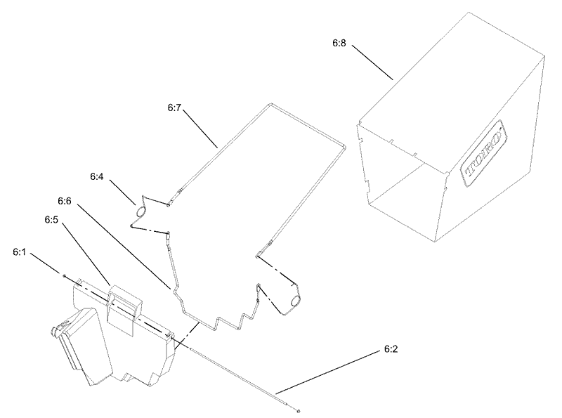 Rear Grass Bag Assembly No 11 0189