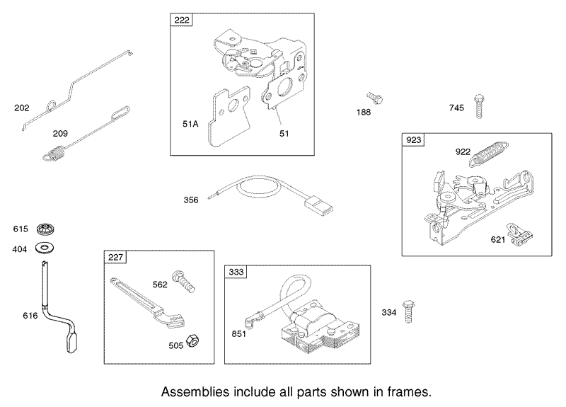 Governor Assembly Briggs and Stratton Model 122602 0120 E1
