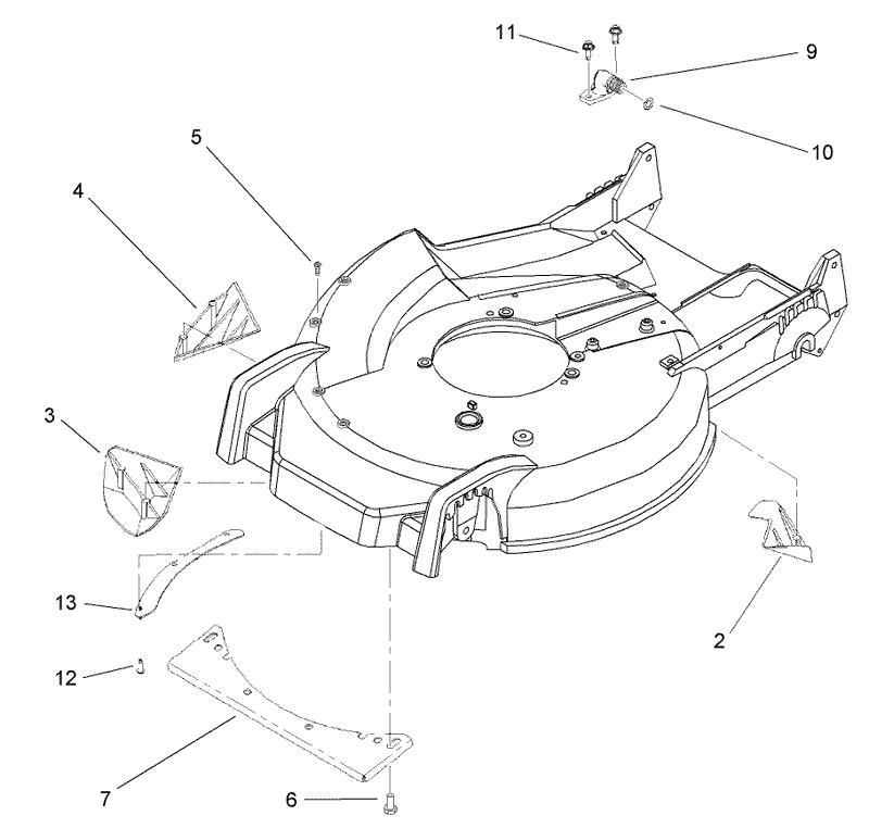 Housing Kicker and Washer Assembly No 105 1309