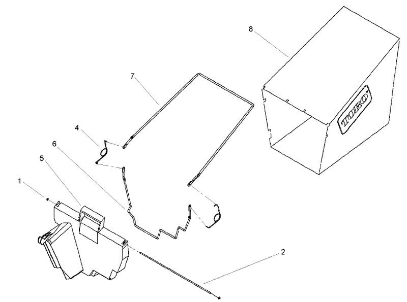 Rear Bagger Assembly No 11 0189