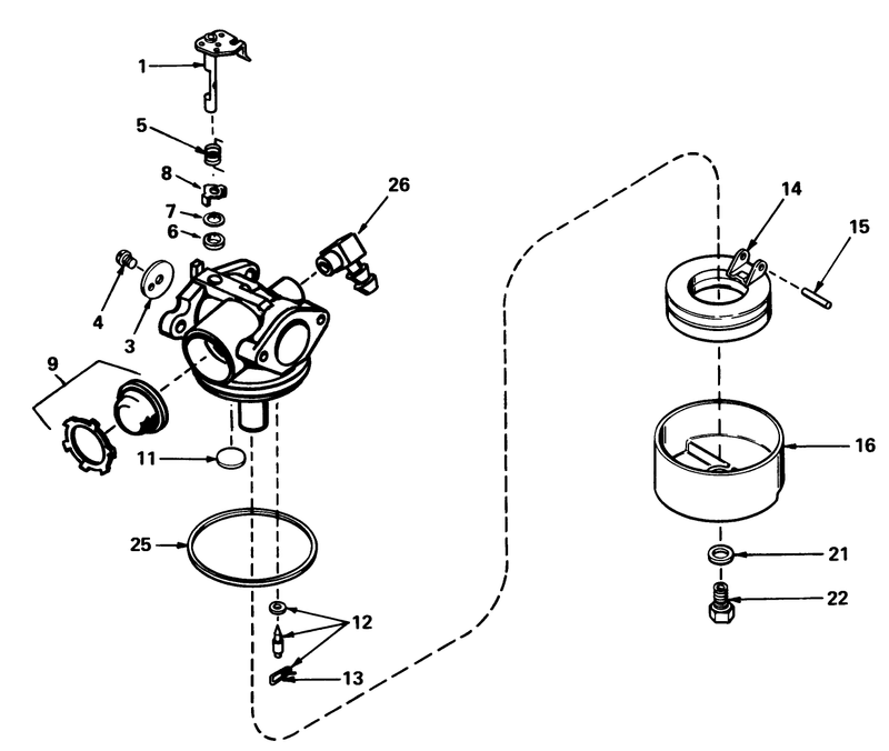 Carburetor No 632050