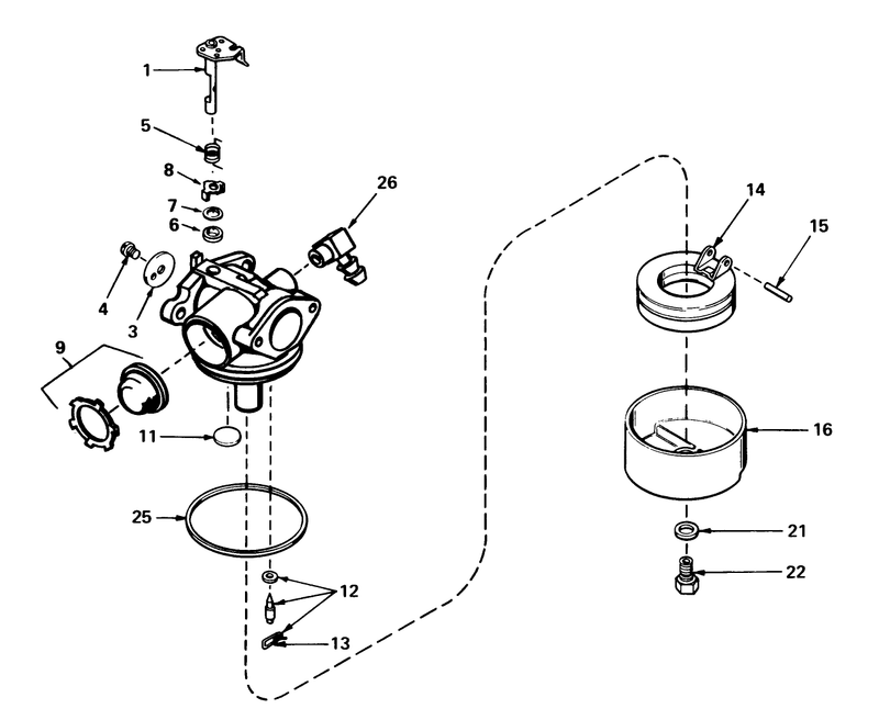 Carburetor No 632050
