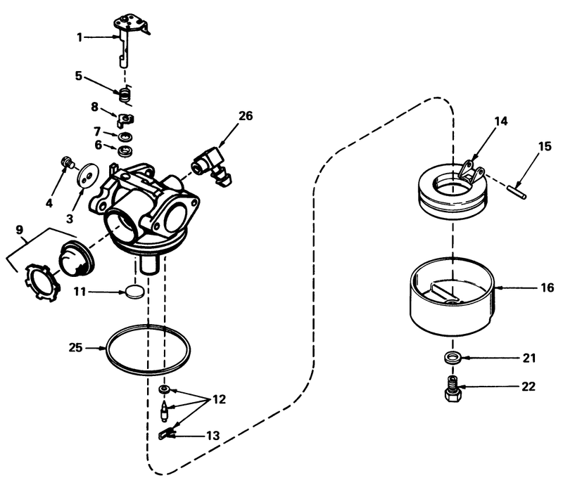Carburetor No 632050