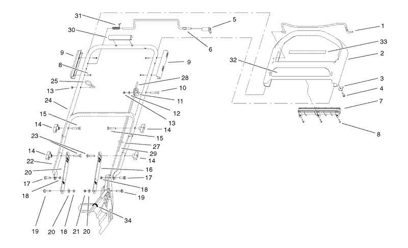 Handle and Control Assembly