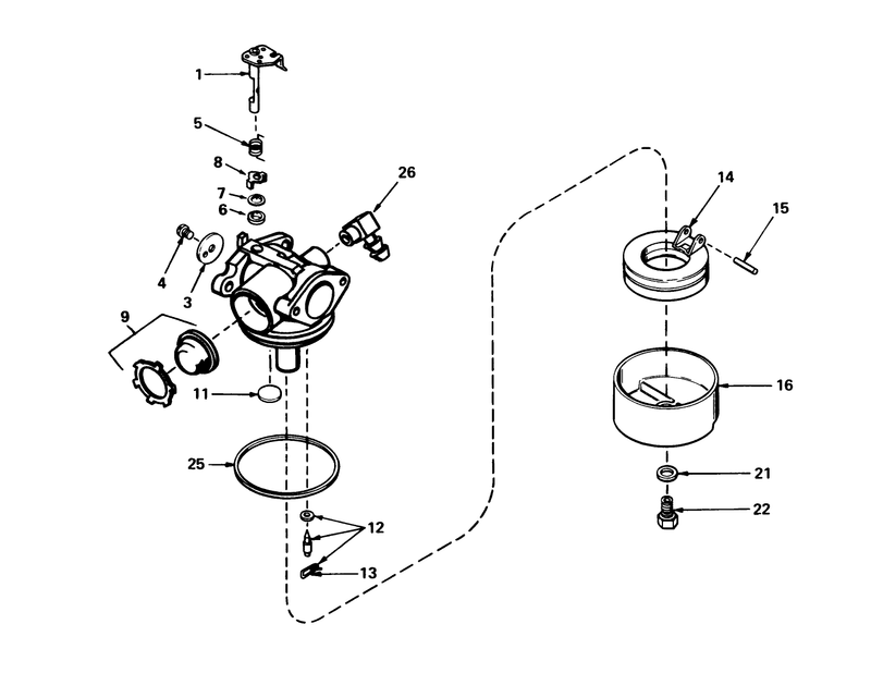 Carburetor No 632050
