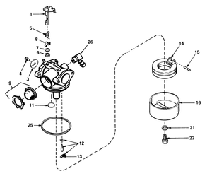 Carburetor No632050