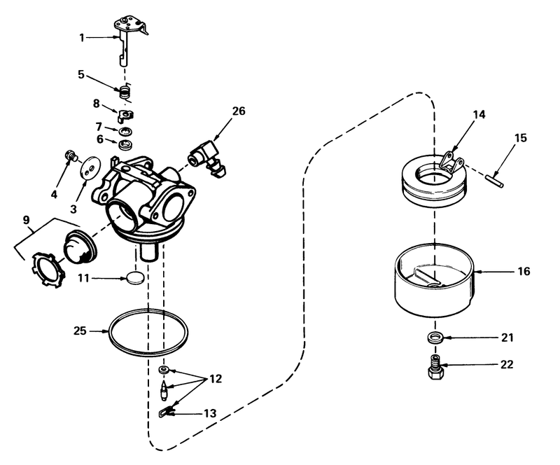 Carburetor No632050
