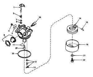 Carburetor No 632050a