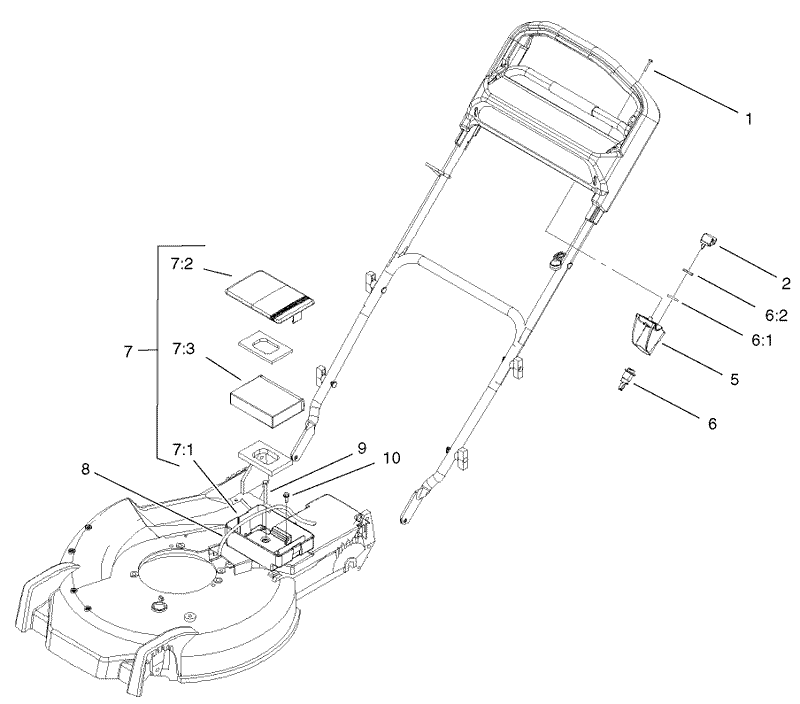 Switch and Battery Assembly only on 20791