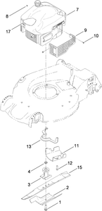 Engine and Blade Assembly