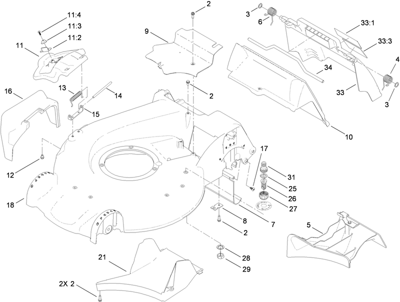 Housing and Rear Door Assembly