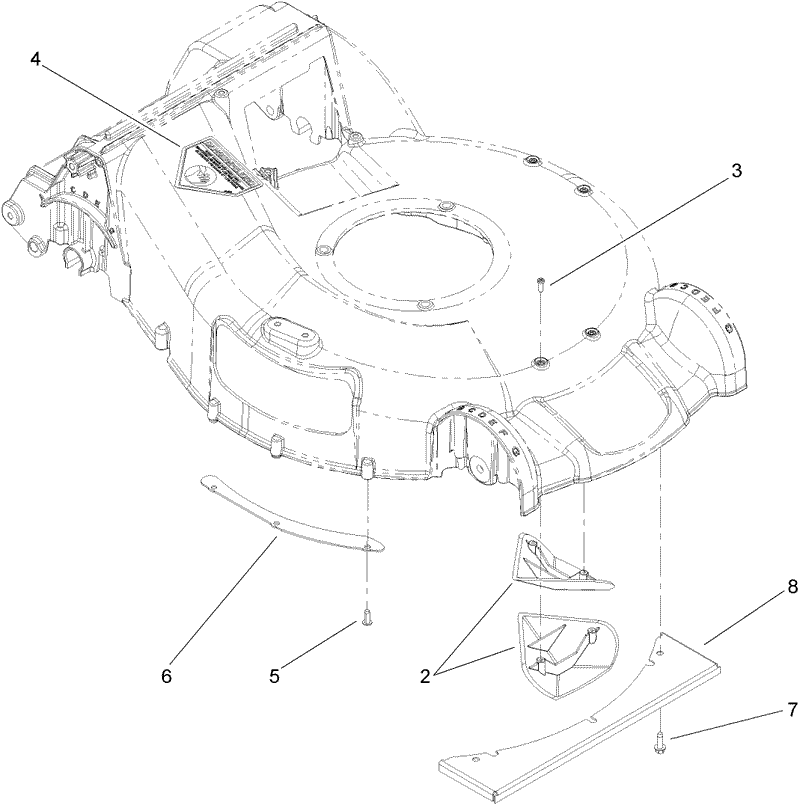 Deck Assembly No 108 8115