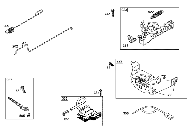 Governor Assembly Briggs and Stratton 125K02 0194 E1