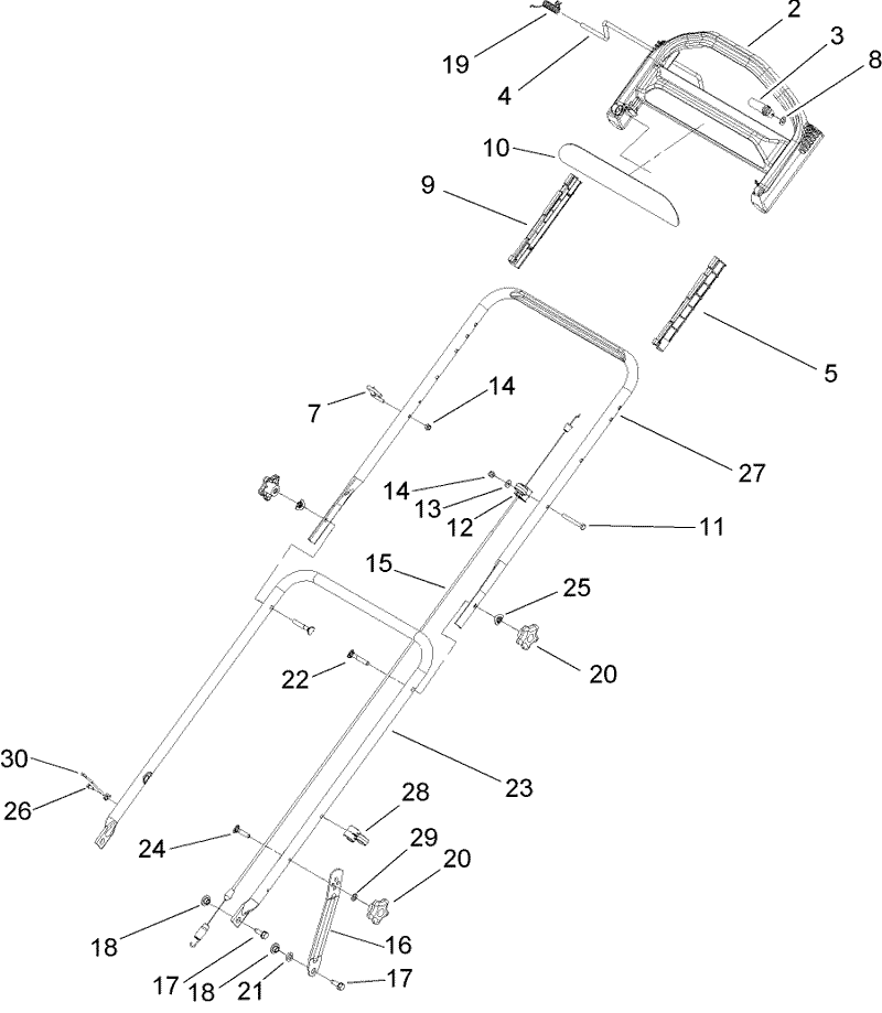 Handle and Speed Control Assembly