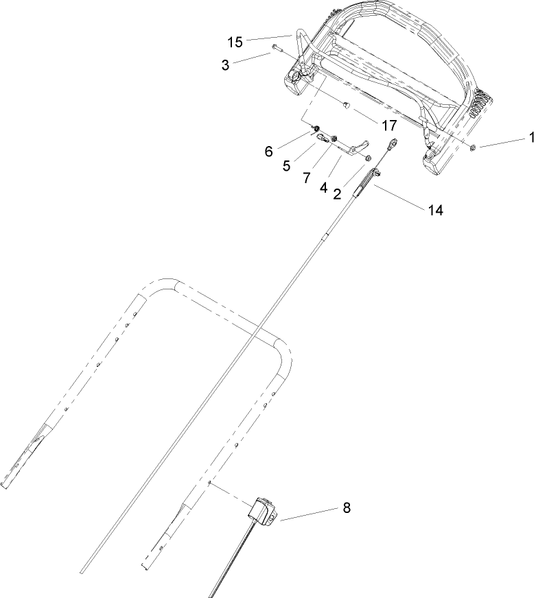 Handle and Cable Assembly