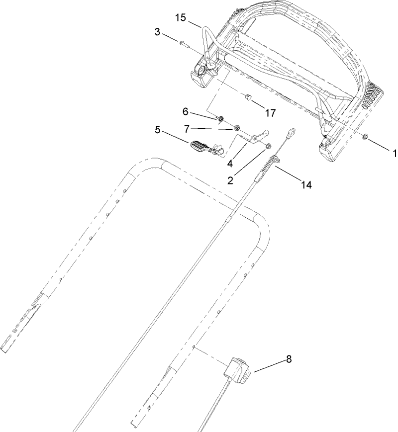Brake Bail and Cable Assembly
