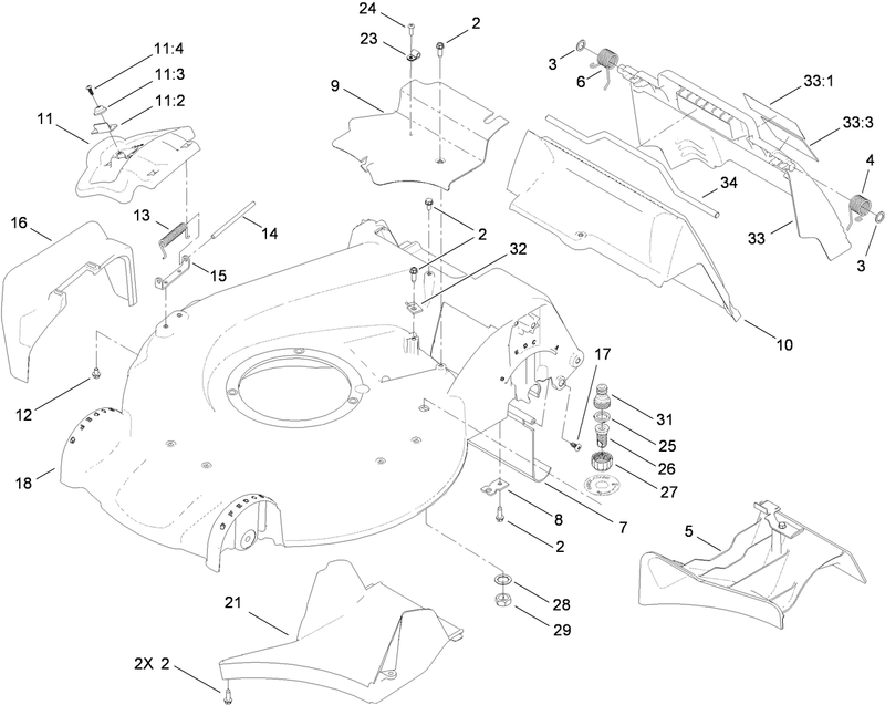 Housing and Rear Door Assembly
