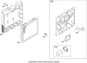 Air Cleaner Assembly Briggs and Stratton 12H807-2038-B1