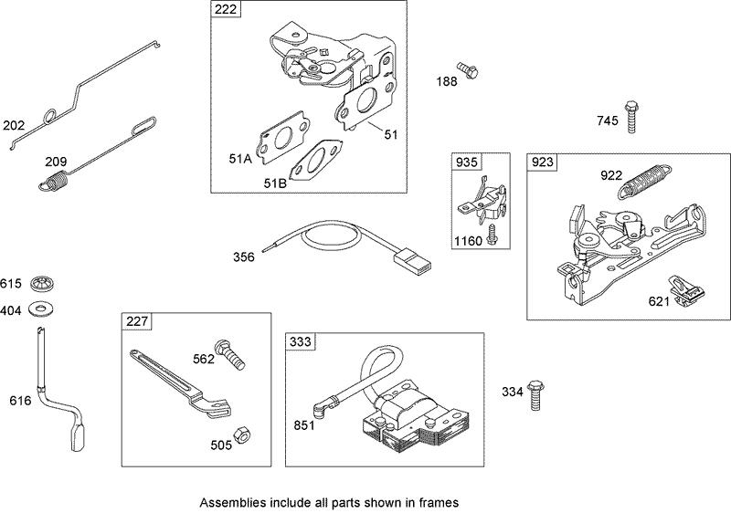 Governor Assembly Briggs and Stratton 122607 0208 B1