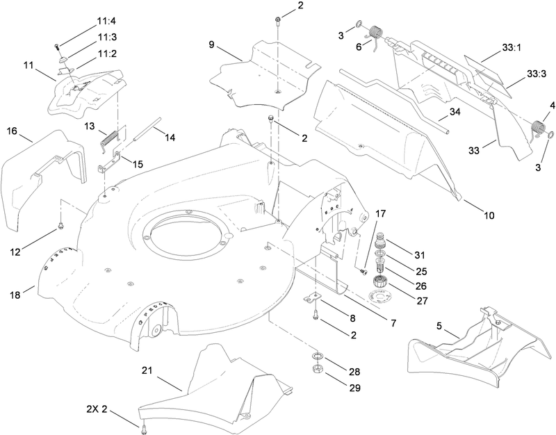 Housing and Rear Door Assembly