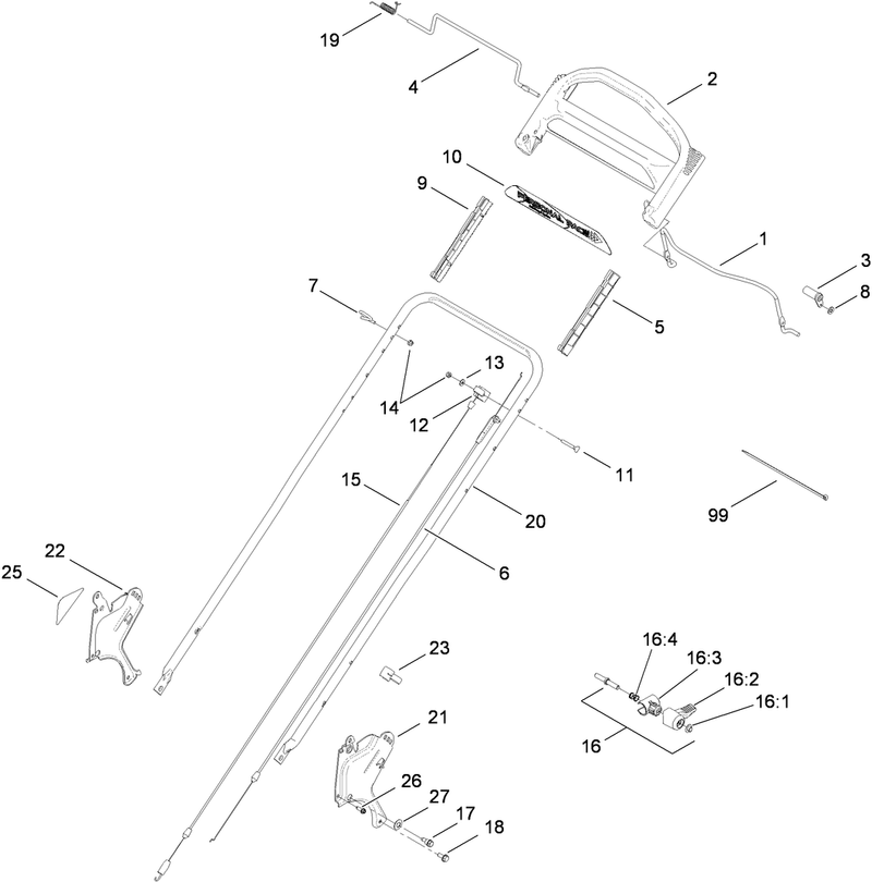Upper Handle Assembly
