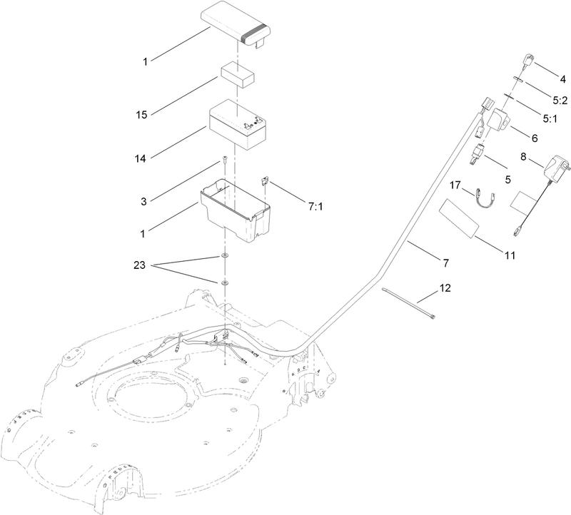 Battery and Harness Assembly