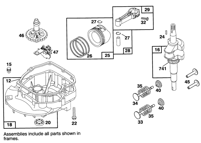 Engine Briggs and Stratton Model 127802 0514 21