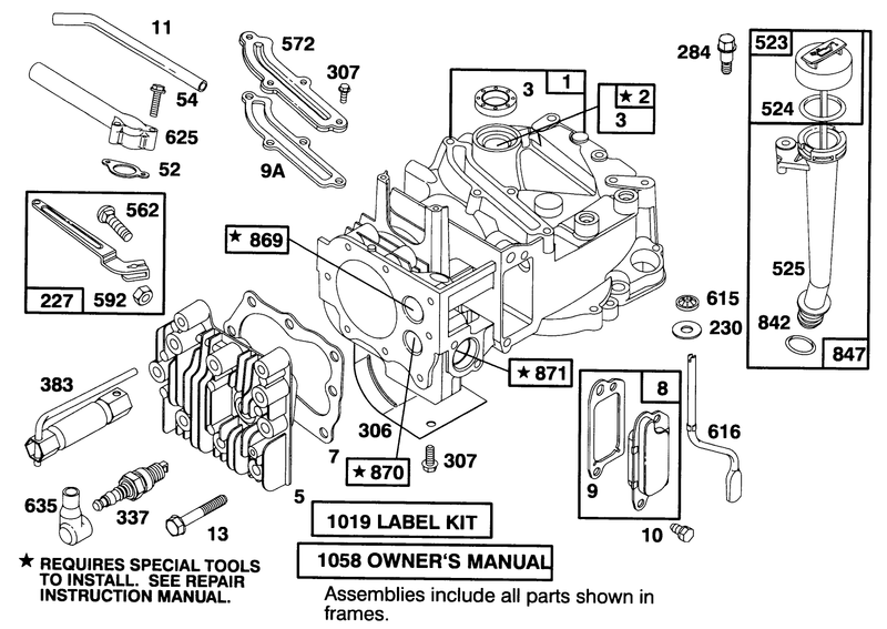 Engine Briggs and Stratton Model 127802 0514 21