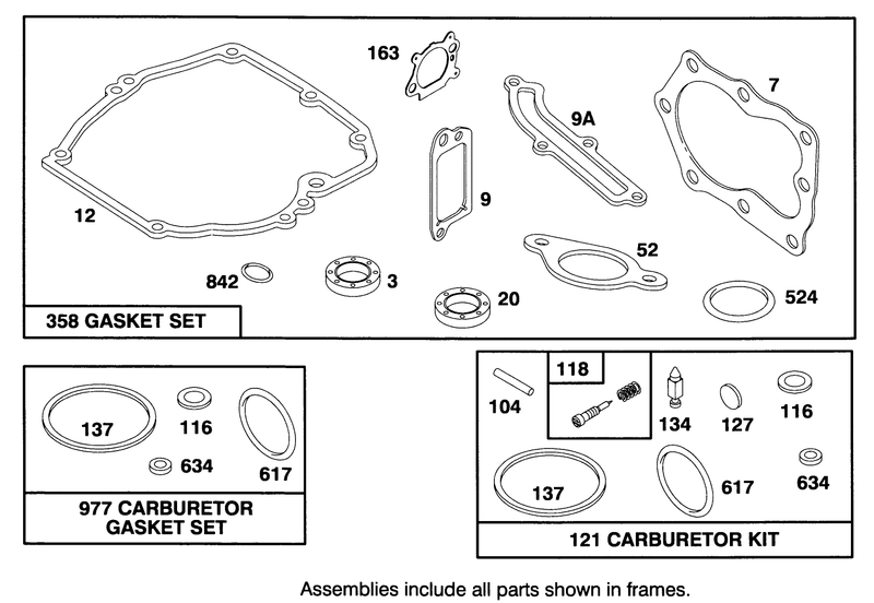 Engine Briggs and Stratton Model 127802 0514 21