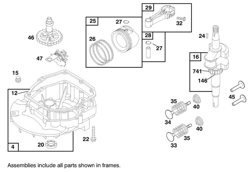 Engine Briggs and Stratton Model 12f802 1787 E1