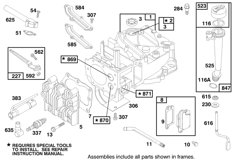 Engine Briggs and Stratton Model 12f802 1787 E1