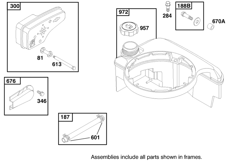 Engine Briggs and Stratton Model 12f802 1787 E1