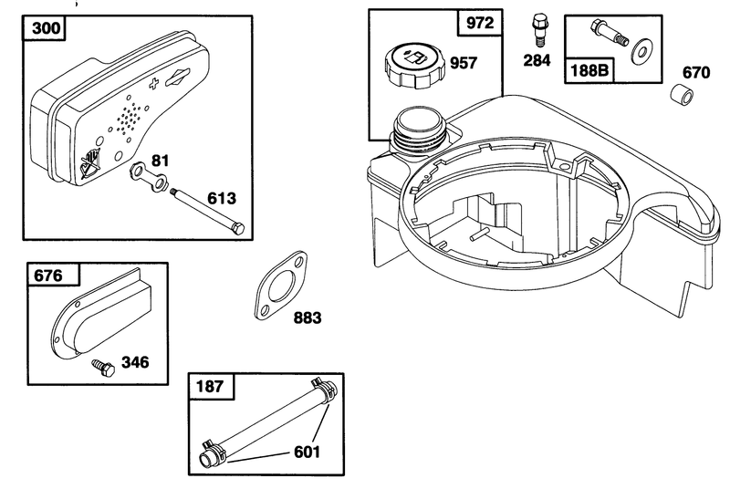 Engine Briggs and Stratton Model 12f802 0667 01