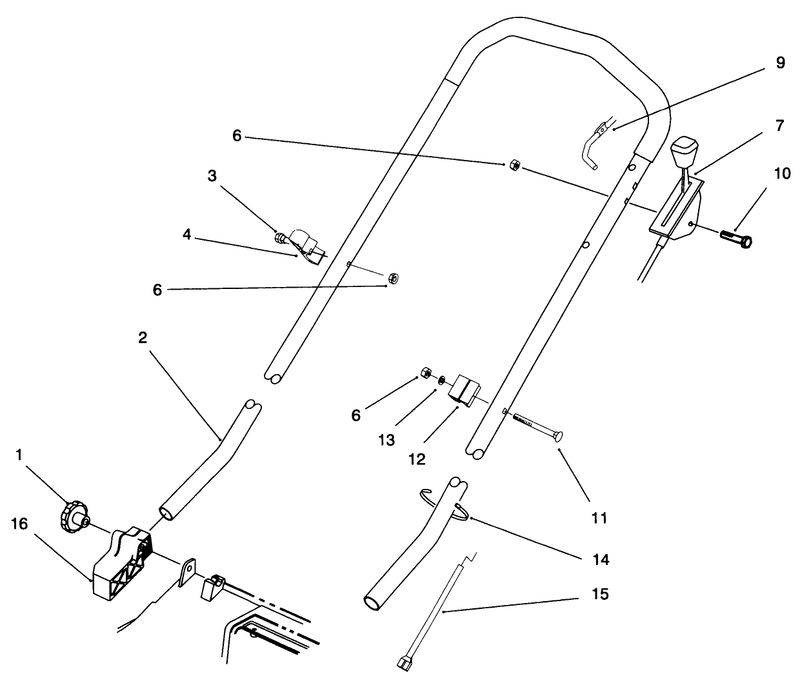 Handle Assembly model No 20803b Only