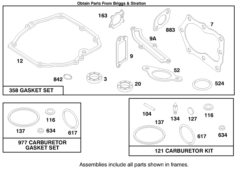 Engine Briggs and Stratton Model 12f802 0667 01