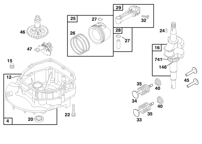Engine Briggs and Stratton Model 12f802 1767 E1