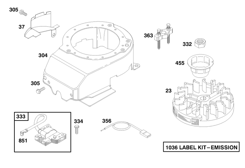 Engine Briggs and Stratton Model 12f802 1767 E1