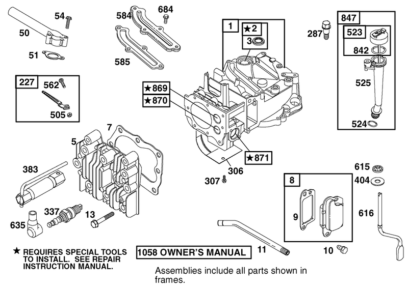 Engine Briggs and Stratton Model 12f802 1769 B1