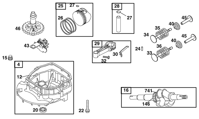 Engine Briggs and Stratton Model 12f802 1769 B1