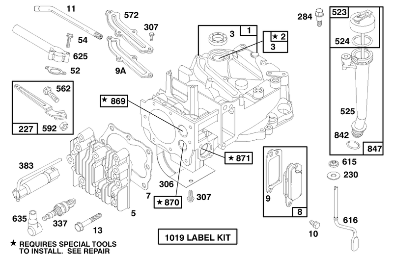 Engine Briggs and Stratton Model 12f802 0667 01