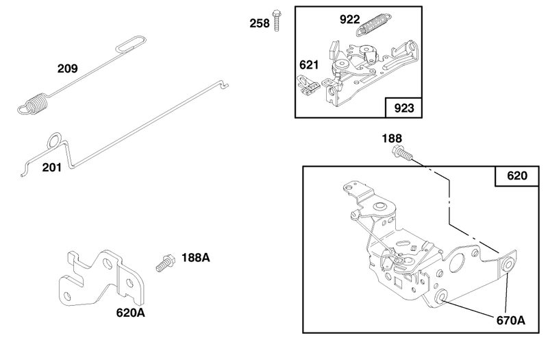 Engine Briggs and Stratton Model 12f802 0667 01