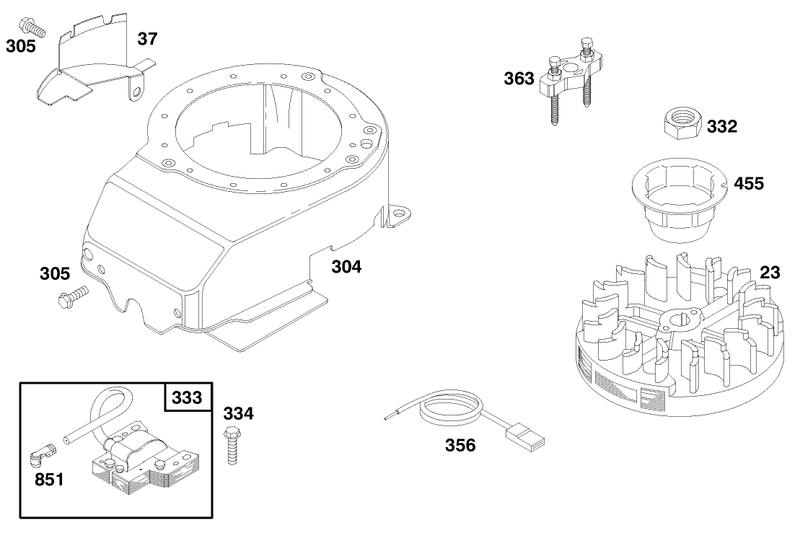 Engine Briggs and Stratton Model 12f802 0667 01