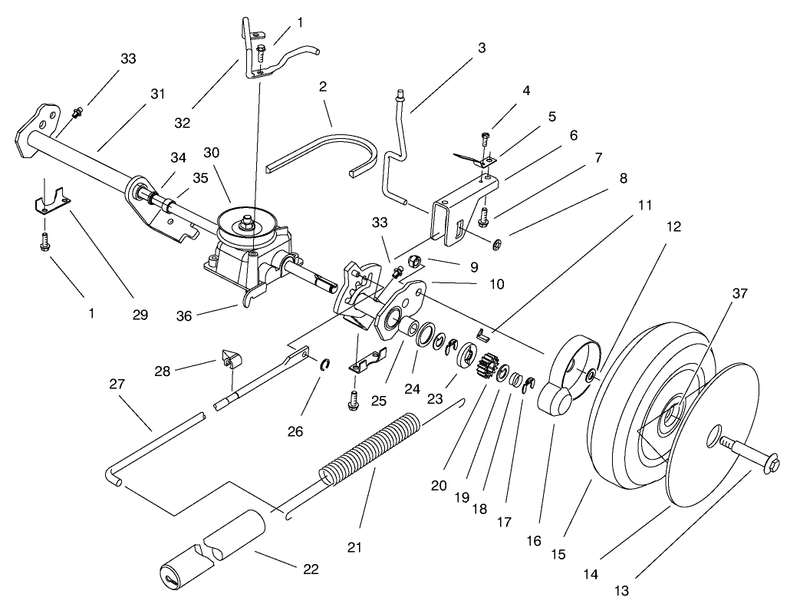Rear Axle Assembly