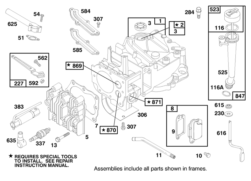 Engine Briggs and Stratton Model 12f802 1767 E1