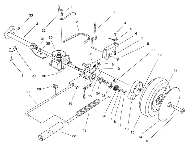 Rear Axle Assembly
