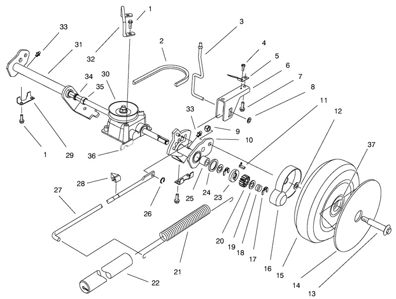 Rear Axle Assembly