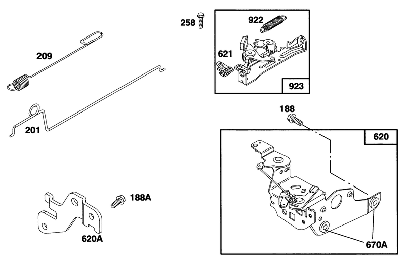 Engine Briggs and Stratton Model 12f802 0667 01