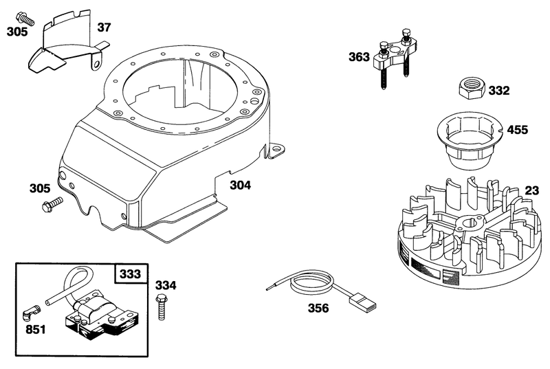 Engine Briggs and Stratton Model 12f802 0667 01